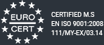 Certified M.S. EN ISO 9001:2008
